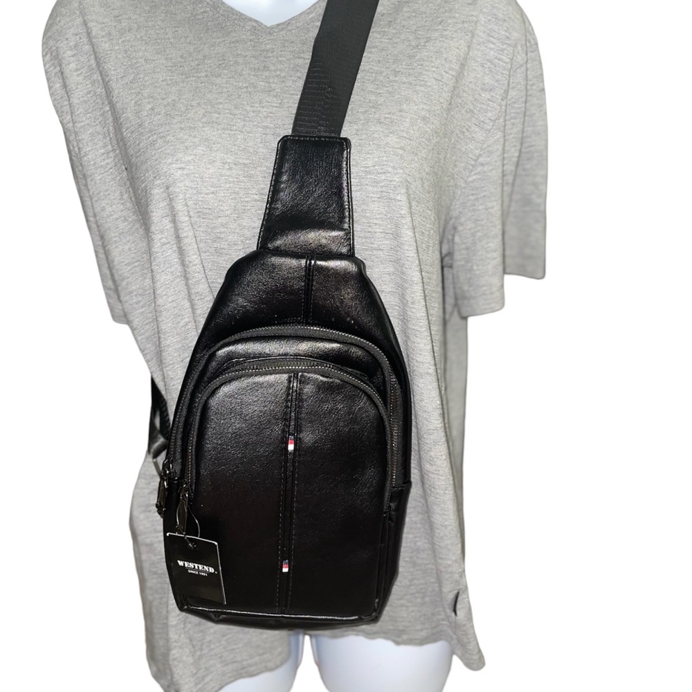Faux Leather Sling Bag - NWT